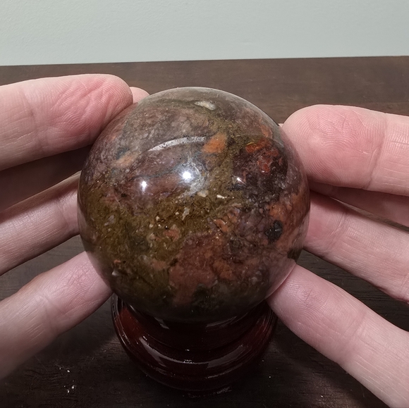 Pietersite Crystal Sphere #B - Picture 5 of 9